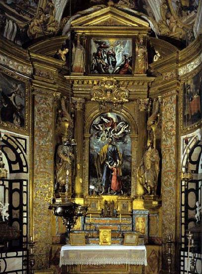 GRECO, El Altarpiece oil painting picture